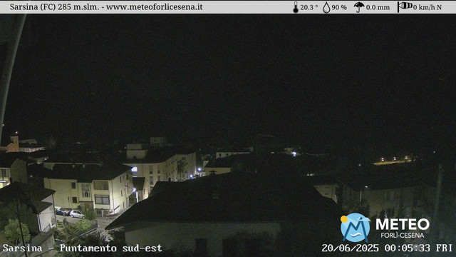 time-lapse frame, Sarsina webcam