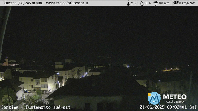 time-lapse frame, Sarsina webcam