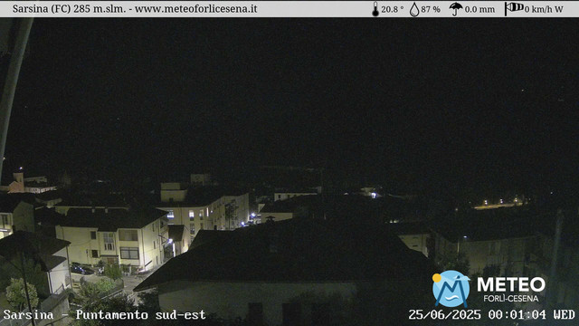 time-lapse frame, Sarsina webcam