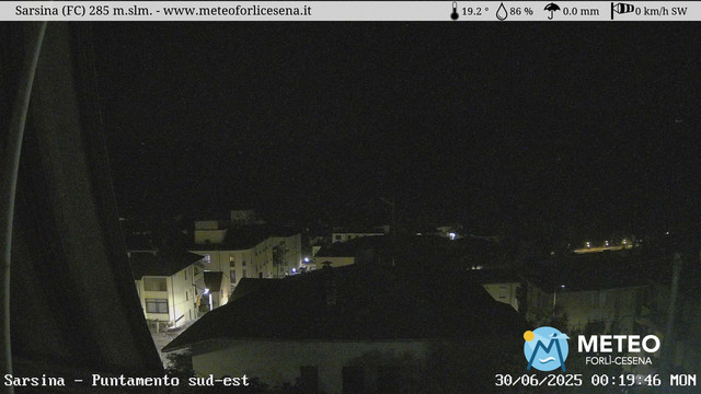 time-lapse frame, Sarsina webcam