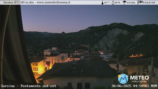 time-lapse frame, Sarsina webcam