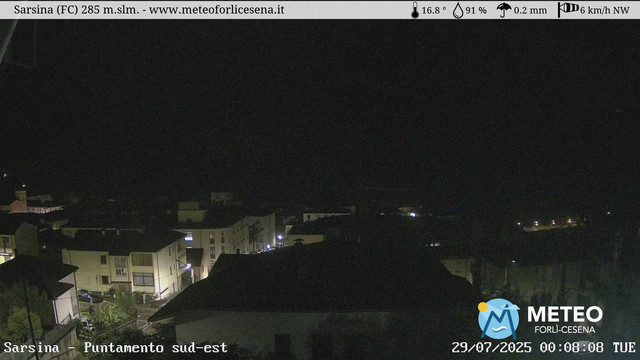 time-lapse frame, Sarsina webcam