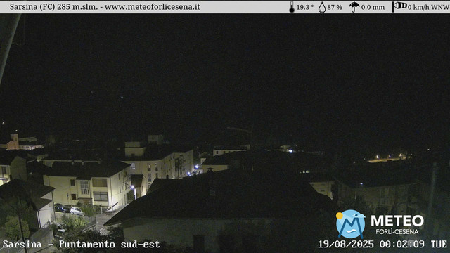 time-lapse frame, Sarsina webcam