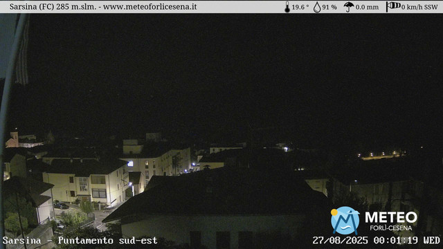 time-lapse frame, Sarsina webcam
