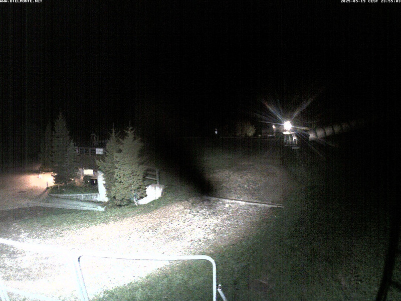 time-lapse frame, Bielmonte piste versante sud webcam