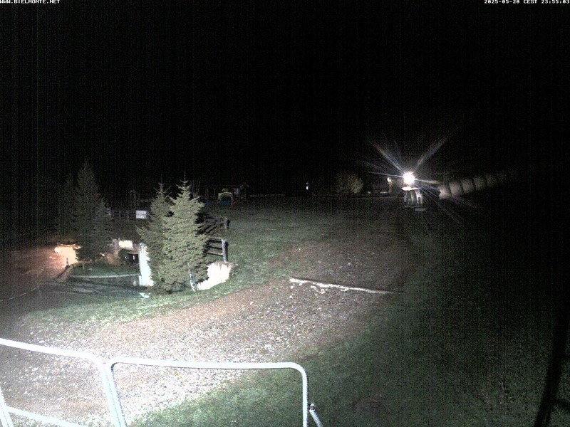 time-lapse frame, Bielmonte piste versante sud webcam