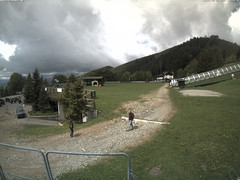 view from Bielmonte piste versante sud on 2025-05-23