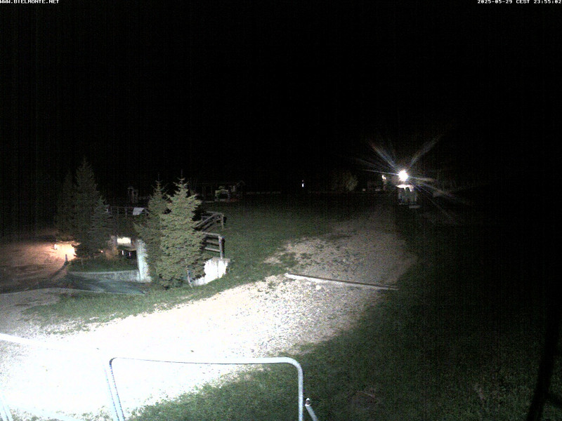 time-lapse frame, Bielmonte piste versante sud webcam