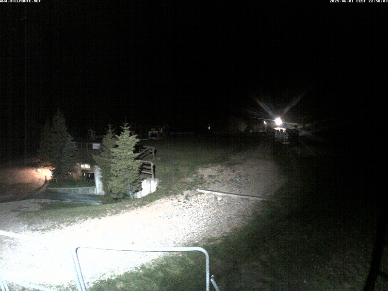 time-lapse frame, Bielmonte piste versante sud webcam