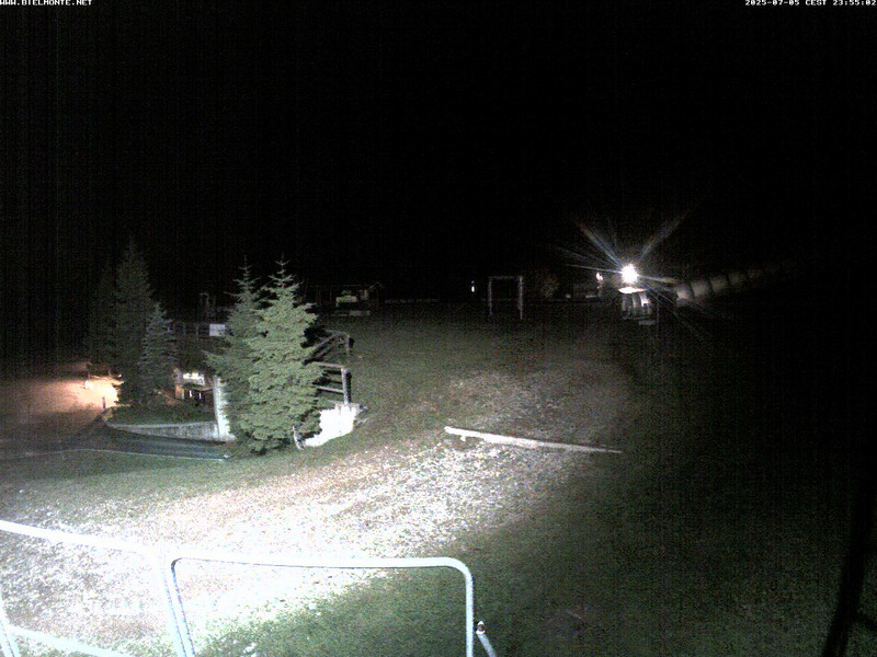 time-lapse frame, Bielmonte piste versante sud webcam