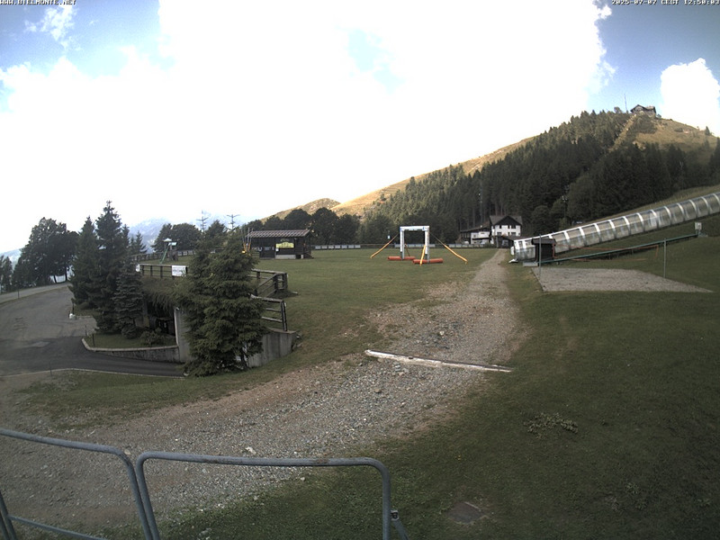 time-lapse frame, Bielmonte piste versante sud webcam