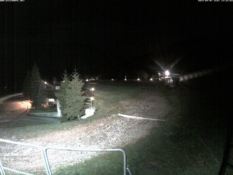time-lapse frame, Bielmonte piste versante sud webcam