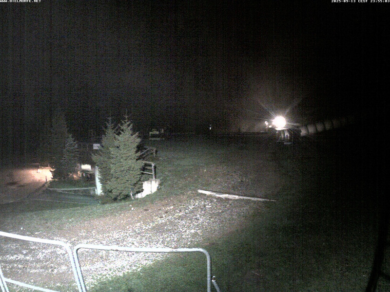 time-lapse frame, Bielmonte piste versante sud webcam
