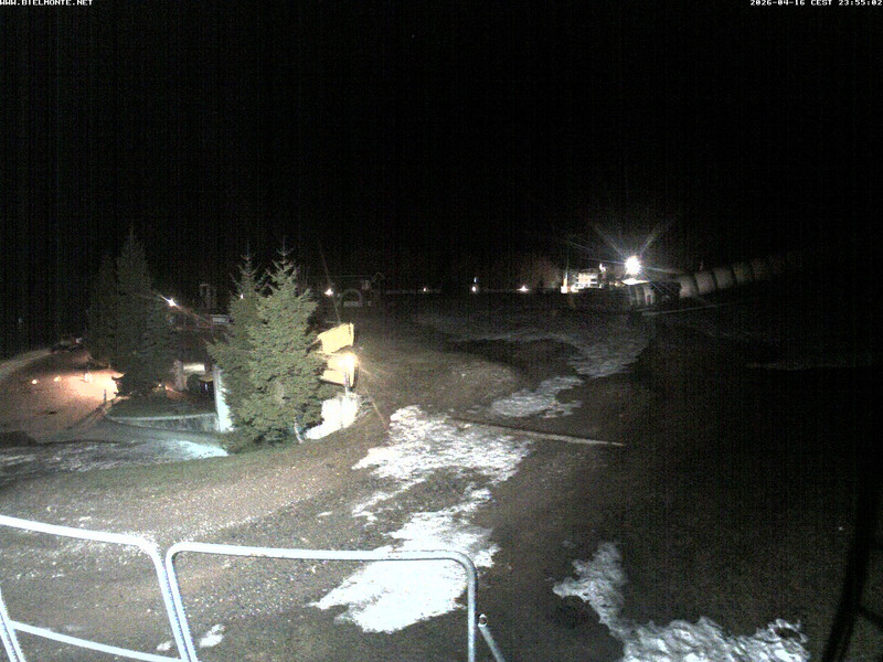 time-lapse frame, Bielmonte piste versante sud webcam