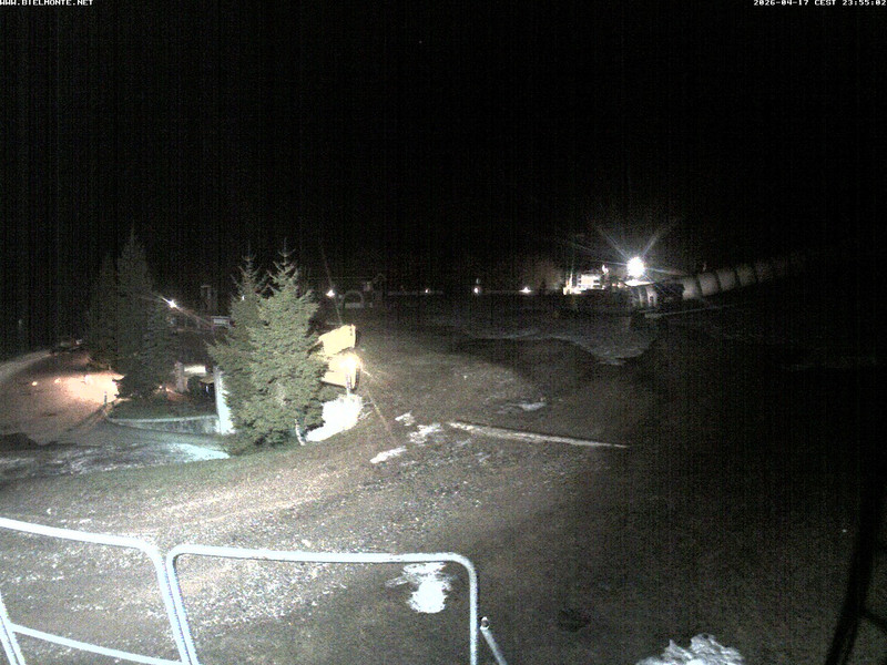 time-lapse frame, Bielmonte piste versante sud webcam