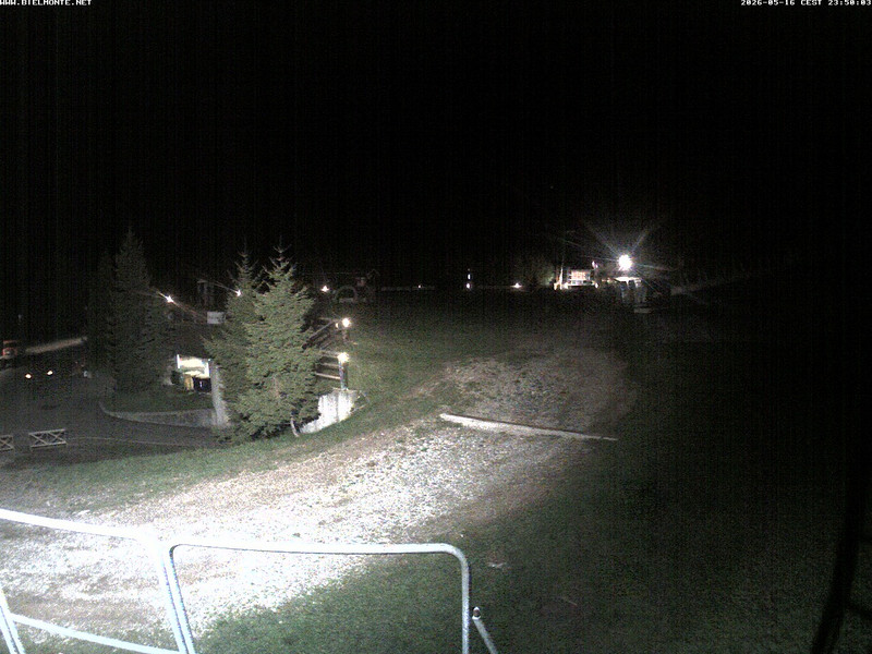 time-lapse frame, Bielmonte piste versante sud webcam