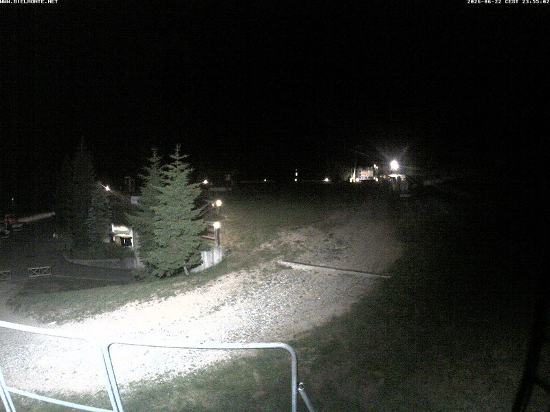 time-lapse frame, Bielmonte piste versante sud webcam
