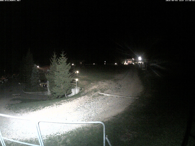 time-lapse frame, Bielmonte piste versante sud webcam