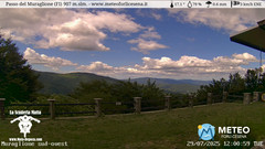 view from Passo del Muraglione on 2025-07-29