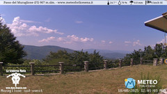 view from Passo del Muraglione on 2025-08-18