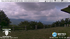 view from Passo del Muraglione on 2025-08-20