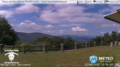 view from Passo del Muraglione on 2025-08-22