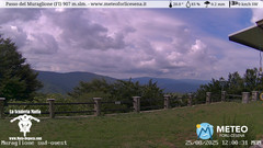 view from Passo del Muraglione on 2025-08-25