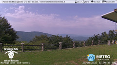 view from Passo del Muraglione on 2025-08-28