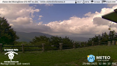 view from Passo del Muraglione on 2025-08-29