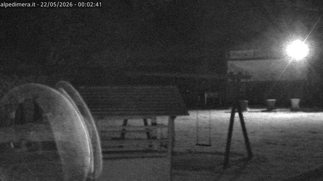 time-lapse frame, Alpe di Mera - Campetto Pro Loco webcam