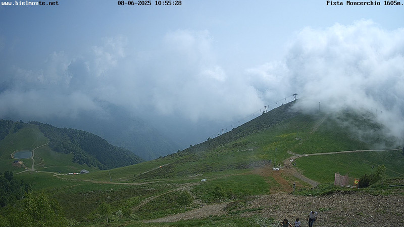 time-lapse frame, Bielmonte Monte Marca est webcam
