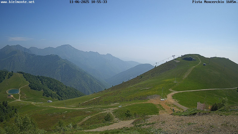 time-lapse frame, Bielmonte Monte Marca est webcam