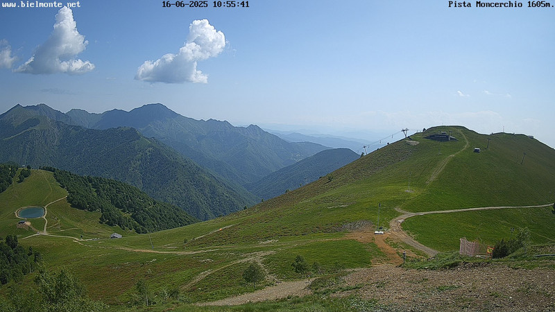 time-lapse frame, Bielmonte Monte Marca est webcam