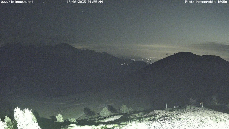 time-lapse frame, Bielmonte Monte Marca est webcam