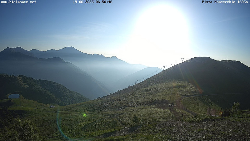 time-lapse frame, Bielmonte Monte Marca est webcam