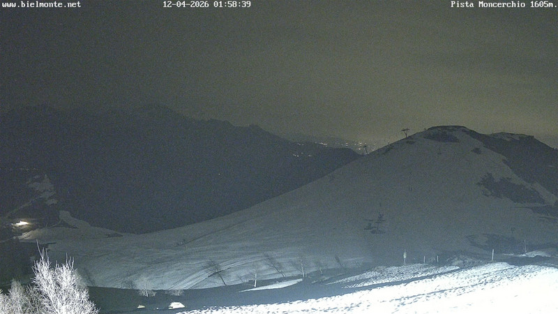 time-lapse frame, Bielmonte Monte Marca est webcam