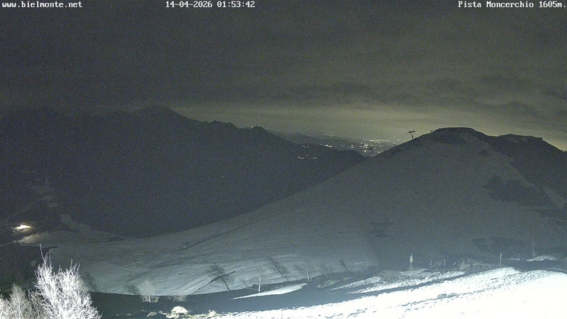 time-lapse frame, Bielmonte Monte Marca est webcam