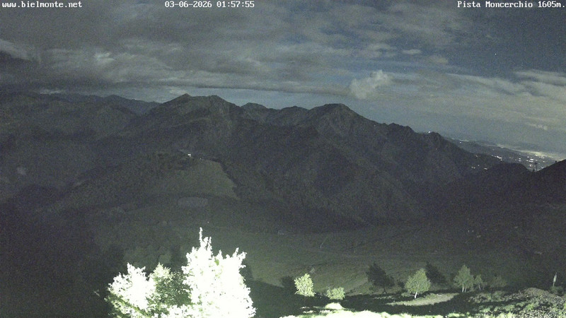 time-lapse frame, Bielmonte Monte Marca est webcam