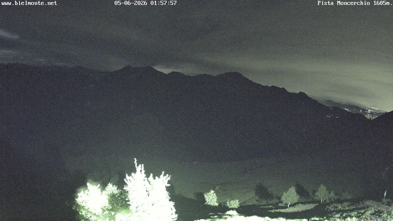 time-lapse frame, Bielmonte Monte Marca est webcam
