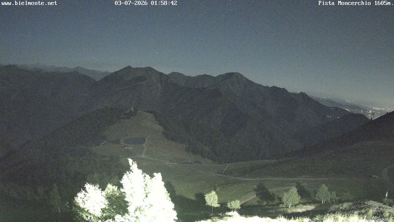 time-lapse frame, Bielmonte Monte Marca est webcam