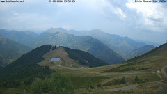 view from Bielmonte Monte Marca est on 2026-08-03