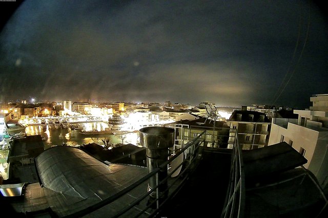 time-lapse frame, Oss. Met. di Gabicce Mare Puntamento Est webcam