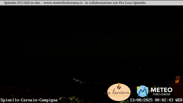 time-lapse frame, Spinello webcam