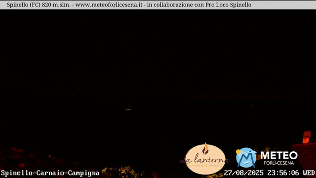 time-lapse frame, Spinello webcam