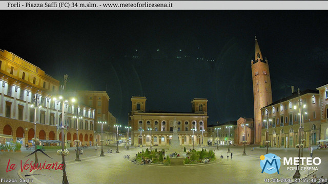 time-lapse frame, Forlì - Piazza Saffi webcam
