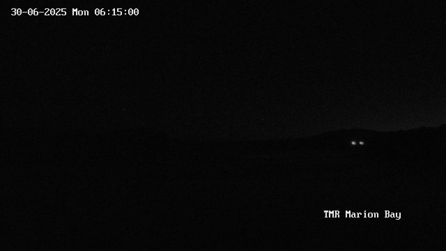 time-lapse frame, TMR - Marion Bay webcam
