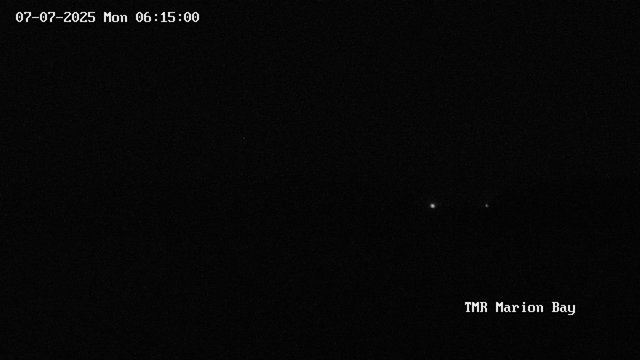 time-lapse frame, TMR - Marion Bay webcam