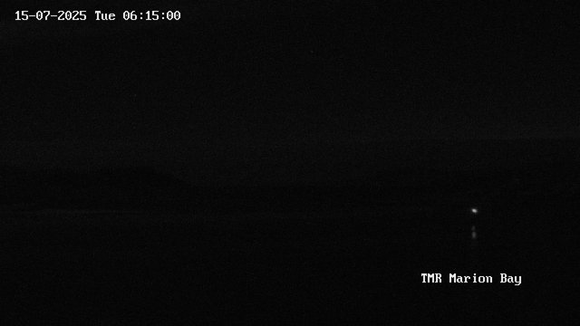 time-lapse frame, TMR - Marion Bay webcam