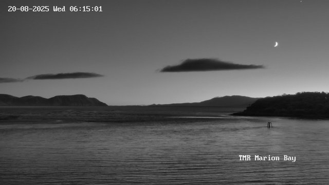 time-lapse frame, TMR - Marion Bay webcam