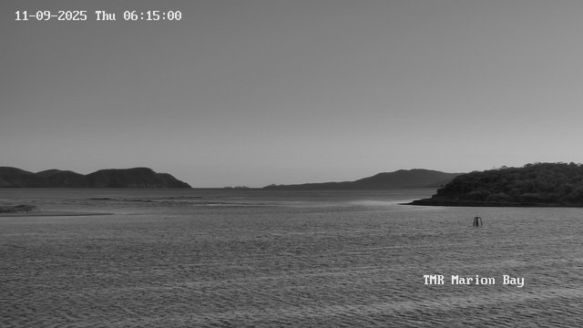 time-lapse frame, TMR - Marion Bay webcam